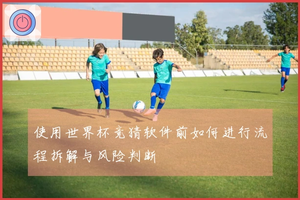 使用世界杯竞猜软件前如何进行流程拆解与风险判断
